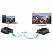 tinklas avim - Techly HDMI Extender with IR Cat6 Cable 60m - 4 nuotrauka