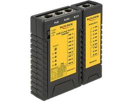 Delock RJ-45 / RJ-12 / PoE Cable Tester