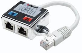 kabeliai ftp cat5e - Intellinet 2-Port Modular Distributor RJ45x2 STP - 1 nuotrauka