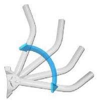 antenu laikikliai - Ubiquiti Universal Arm Bracket Wall/Pole Mounting Kit - 4 nuotrauka