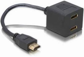 hdmi to audio - Delock Adapter HDMI to 2x HDMI - 1 nuotrauka