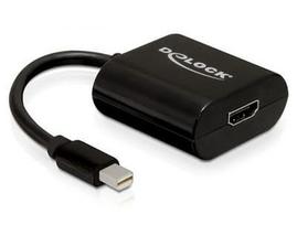 adapteris hdmi to displayport - Delock Adapter Displayport mini to HDMI Black 0.18m - 2 nuotrauka