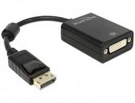 display port laidas - Delock Adapter Displayport to DVI-I 0.2m - 1 nuotrauka
