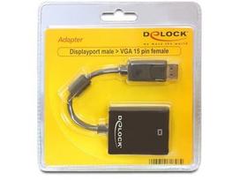 display port to vga - Delock Adapter Displayport to VGA 0.12m - 2 nuotrauka