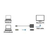 usb vga adapteris - LogiLink Adapter USB-C to VGA - 2 nuotrauka