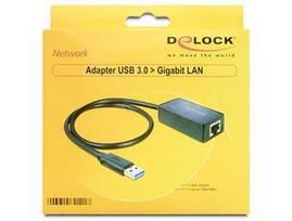 usb network adapter - Delock Adapter USB to Gigabit LAN Black - 3 nuotrauka