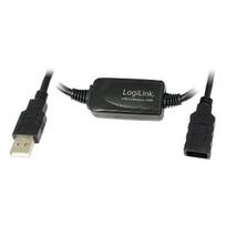 active usb extension cable - LogiLink Active Repeater Cable USB to USB 10m - 1 nuotrauka