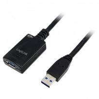 LogiLink Repeater Cable USB/USB Black 5m