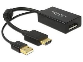 displayport hdmi adapteri - Delock HDMI-A male to DisplayPort 1.2 Female Adapter - 1 nuotrauka