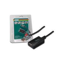 usb a female to usb a male - Logilink USB Reapeater 5m Black - 2 nuotrauka