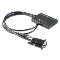 hdmi audio adapter - Techly 301665 HDMI to SVGA with USB Audio Converter - 1 nuotrauka