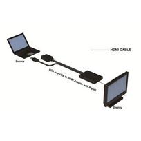 hdmi audio adapter - Techly 301665 HDMI to SVGA with USB Audio Converter - 2 nuotrauka