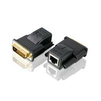 6 pin kabelis - Aten Adapter CAT5 RJ45 / DVI Black - 2 nuotrauka