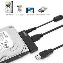 sata to usb - Unitek Adapter SATA / USB Black - 6 nuotrauka
