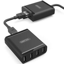 usb y cable - Unitek Cable RJ45 / RJ45 Black 1m - 1 nuotrauka