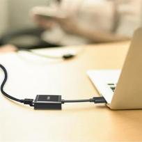 usb y cable - Unitek Cable RJ45 / RJ45 Black 1m - 3 nuotrauka