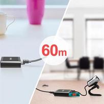 usb y cable - Unitek Cable RJ45 / RJ45 Black 1m - 6 nuotrauka