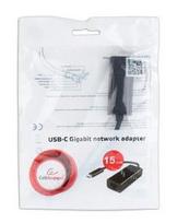 usb c lan adapteri - Gembird Adapter USB / RJ-45 Black - 2 nuotrauka