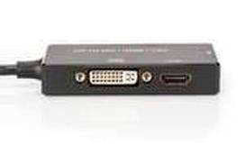 dvi hdmi lanberg - Assmann Converter Cable Mini DisplayPort HDMI / DVI / VGA - 3 nuotrauka
