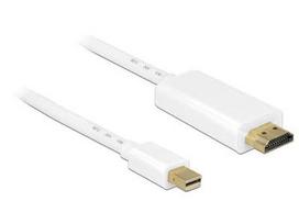 displayport cable - Delock Cable Displayport-mini / HDMI White 2m - 1 nuotrauka