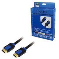 hdmi kabelis 10m - LogiLink Cable HDMI / HDMI Black 10m - 1 nuotrauka