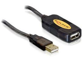 type 2 kabels - Delock Cable USB / USB Black 5m - 1 nuotrauka