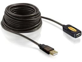 type 2 kabels - Delock Cable USB / USB Black 5m - 3 nuotrauka