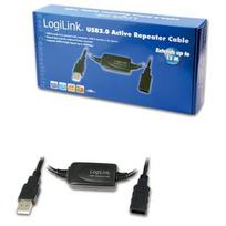repeater cable usb - LogiLink Repeater Cable Black 15m - 2 nuotrauka