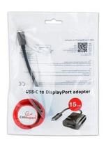 usb c displayport - Gembird Adapter USB-C / DispalyPort Black - 2 nuotrauka