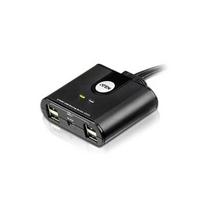 8 pin kabelis - Aten US224-AT 2-Port USB 2.0 Peripheral Sharing Device - 2 nuotrauka