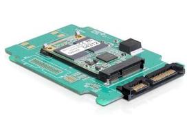 msata adapteris - Delock SATA 22-pin to mSATA Adapter - 2 nuotrauka