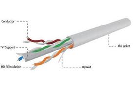 kabelis utp cat 6 pilkas - Gembird CAT 6 UTP Cable Grey 100m - 2 nuotrauka