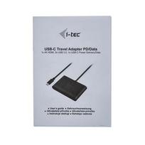 2 usb power adapteris - i-Tec USB-C HDMI Travel Adapter PD/Data - 6 nuotrauka