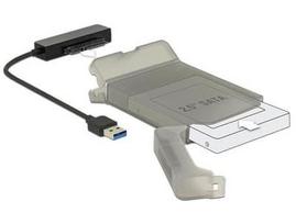 sata m 2 adapteris - Delock USB 3.0 / SATA Black - 1 nuotrauka