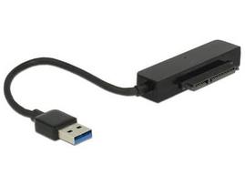 sata m 2 adapteris - Delock USB 3.0 / SATA Black - 3 nuotrauka
