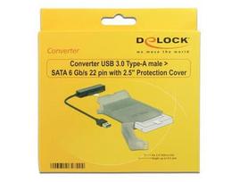 sata m 2 adapteris - Delock USB 3.0 / SATA Black - 7 nuotrauka
