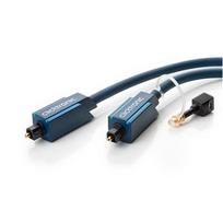 optical laidas - Clicktronic Optical Digital Cable TOSLINK To TOSLINK+3.5mm 0.5m - 4 nuotrauka