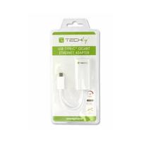 rj45 to usb kabelis - Techly Adapter USB to RJ45 White - 3 nuotrauka