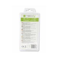rj45 to usb kabelis - Techly Adapter USB to RJ45 White - 5 nuotrauka