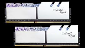 g.skill trident z royal - G.SKILL Trident Z Royal Silver 16GB 3200MHz CL14 DDR4 KIT OF 2 Series F4-3200C14D-16GTRS - 2 nuotrauka