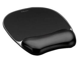 mouse pad gel - Fellowes Crystal Gel Wrist Rest Mouse Pad Black - 2 nuotrauka