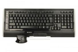 belaide pelyte su klaviatura - A4Tech V-Track 9300F Wireless Keyboard + Mouse Set - 2 nuotrauka