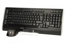 belaide pelyte su klaviatura - A4Tech V-Track 9300F Wireless Keyboard + Mouse Set - 4 nuotrauka