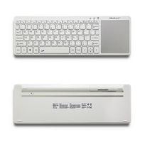 balta klaviatura - Qoltec Wireless Keyboard 50251 White (Balta) - 3 nuotrauka