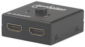 Manhattan 4K Bi-Directional 2-Port HDMI Splitter/Switch