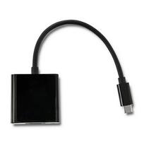 mhl kabelis - Qoltec USB-C to HDMI 4K Adapter Black - 2 nuotrauka