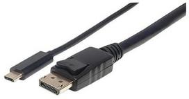 hdmi to displayport kabelis - Manhattan USB-C to HDMI Monitor Cable 152235 - 1 nuotrauka