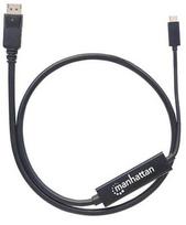 hdmi to displayport kabelis - Manhattan USB-C to HDMI Monitor Cable 152235 - 4 nuotrauka