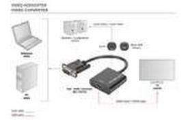 hdmi to audio - Digitus VGA to HDMI Converter DA-70473 - 3 nuotrauka