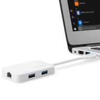 rj45 to usb - Edimax EU-4308 USB-C to 3xUSB 3.0, RJ45 - 5 nuotrauka